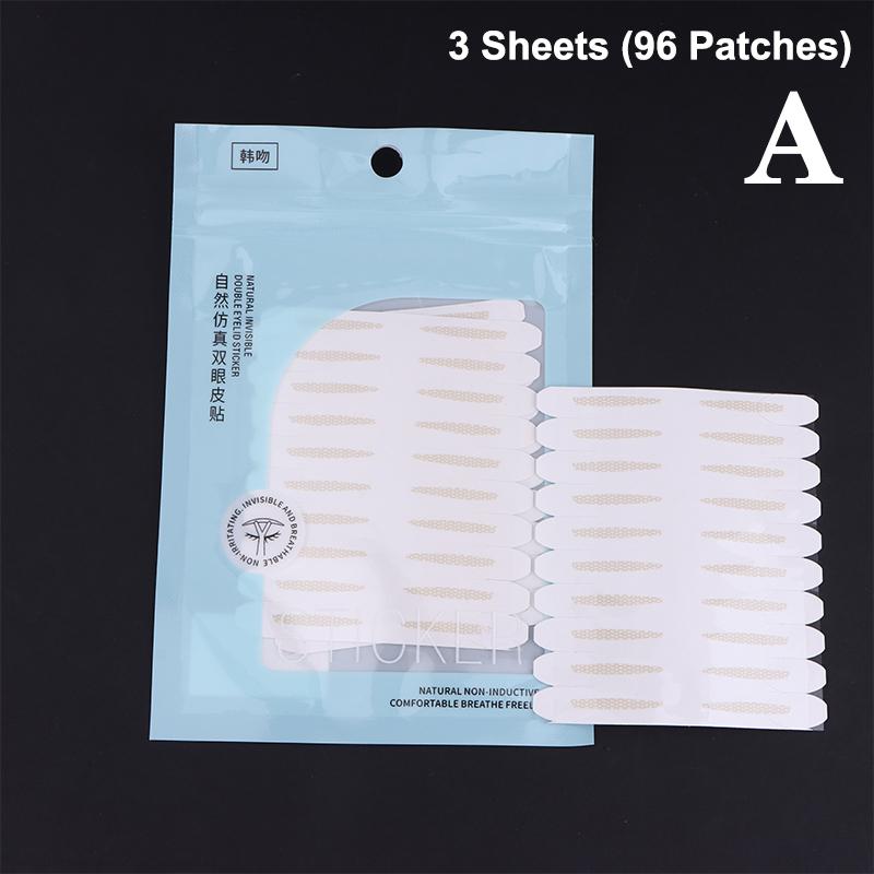 

60/100/120 Patches Double Eyelid Stickers With Handle Natural Invisible And Long-lasting Shaping Big Eye Beauty Tapes Tool