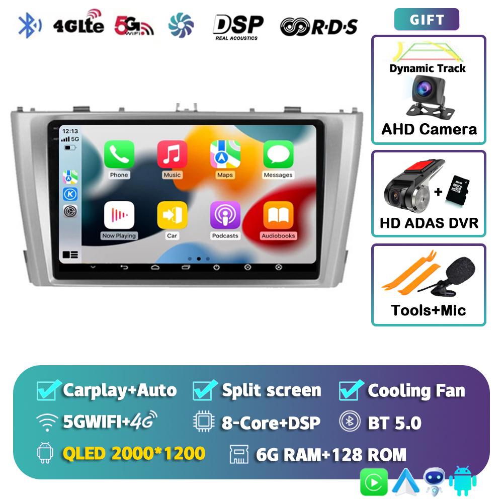 Android 14 Carplay Auto Radio Auto Pentru Toyota Avensis T27 2009 2010 2011 2012-2015 Navigație GPS Player Multimedia DSP Stereo 4G