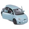 Bburago 1/24 Scale Fiat 500e 2023 Blue / Diecast Model Car, Finished Product, 18-21110 BU