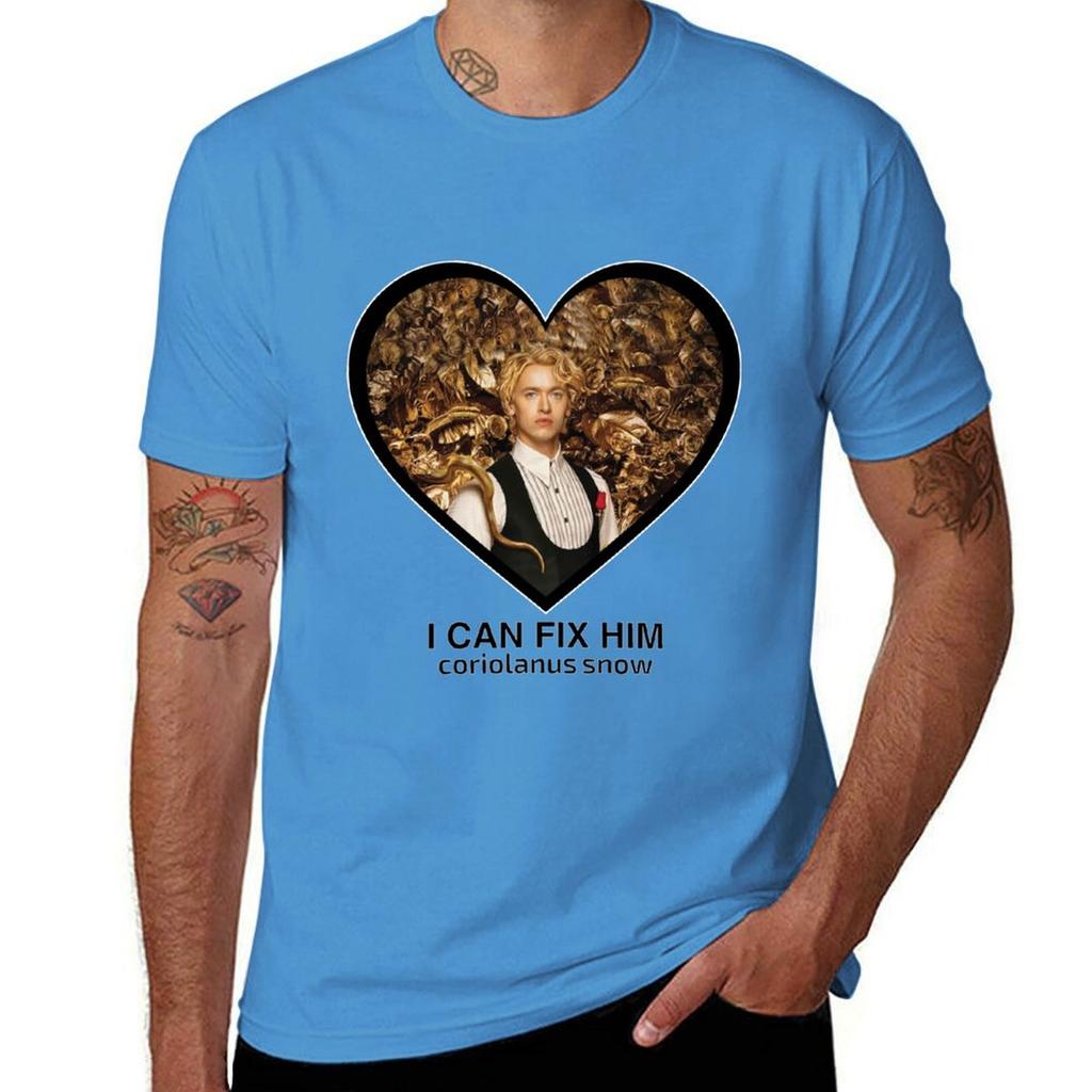 Coriolanus Snow I Can Fix Him Tshirt Sticker hunger games Tshirt Aesthetic clothing shirts graphic tees men clothings