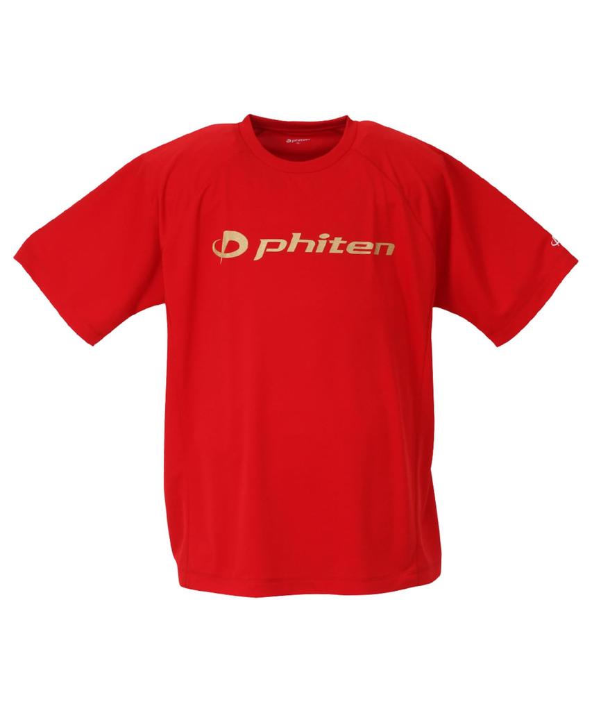Phiten RAKU SPORTS Dry Mesh Short Sleeve T-Shirt (Plus Size)