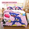 Wogi  Pattern Bedding Quilt Set  Home Decoration  Gift (1 * duvet cover + 2 * pillowcase  without core)
