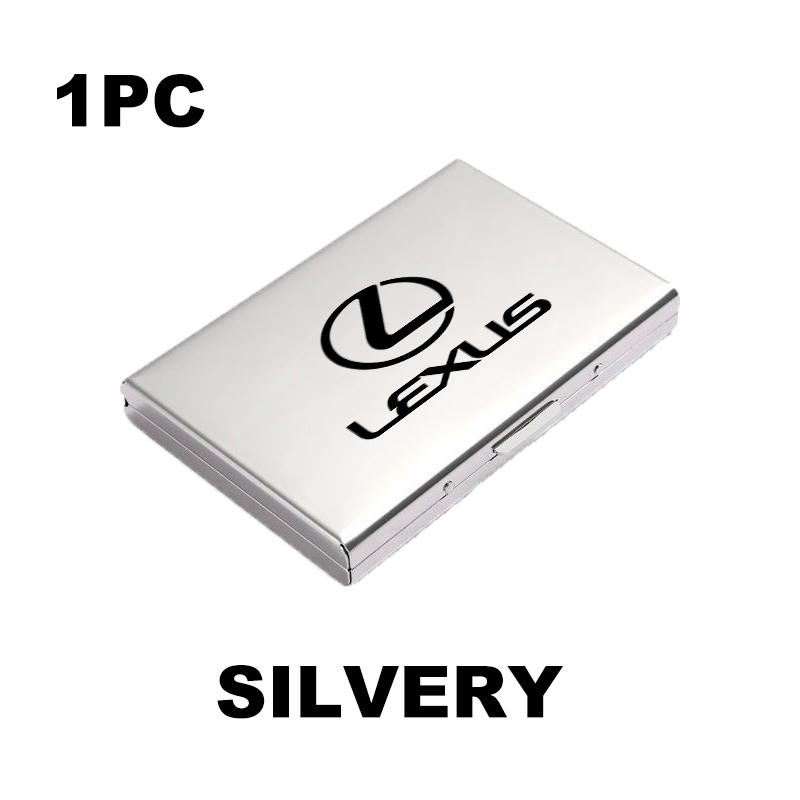 

Car Metal Credit Card Holder Wallets ID Card Holder Case Pop Up Wallet For Lexus IS350 ES350 IS250 IS460 IS220h IS300 LX570