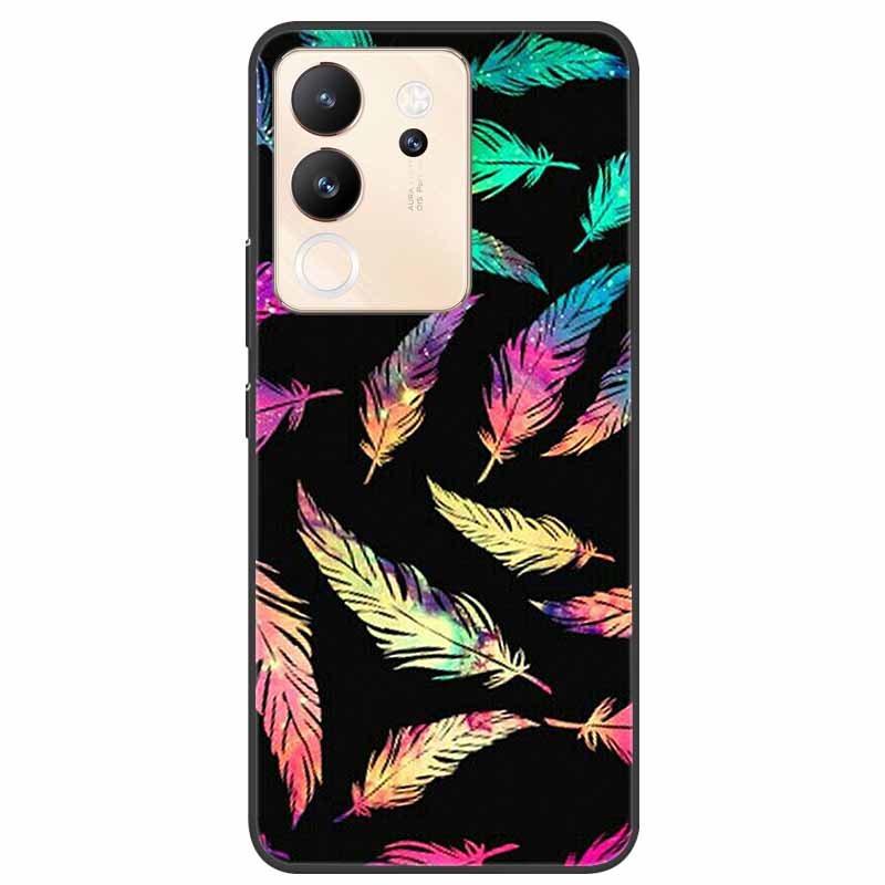 For Vivo V30 Lite Case 6.67'' Silicone Painted Soft TPU Protective Cover for Vivo V 30 Lite 5G Phone Cases V30Lite V2314 Cartoon