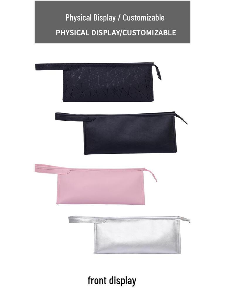 Waterproof PU Leather Hair Dryer & Curling Iron Storage Bag - High Quality, Fashionable & Portable