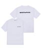 WHATHEPUCK W Logo Embroidered Patch T-Shirt White