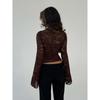 New Women's Lace T-shirt Versatile Tops for Women to Wear Sexy and Slimming Hollow Design High-end Base
