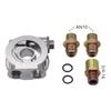 Engine Oil Filter Sandwich Plate With M20x1.5 Sensor Threads Thermostatic 74°C Close 78°C Full Shut For Car Modification