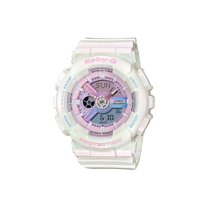 CASIO Baby G BA110PL 7A1 BA-110PL-7A1PR-person White Strap