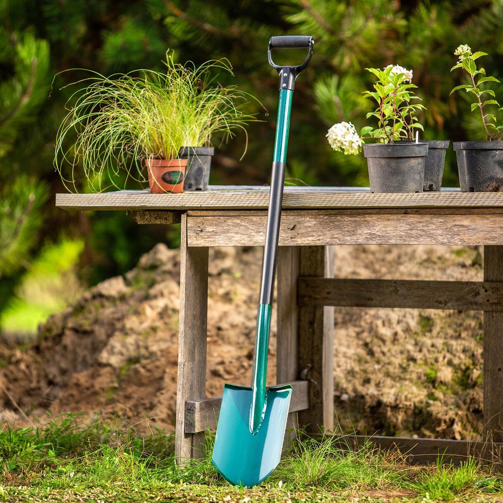 KADAX Shovel Spade Sharp 118cm Metal Garden Ergonomic Handle