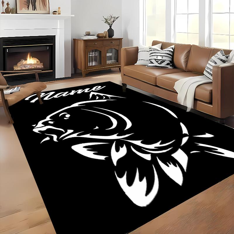 Custom Personalization Nash Logo Area Rug - Perfect For Kitchen, Bathroom,Laundry Room Decor Large Size Available,Gift All Seasons