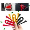SEAMETAL Car Door Lock Shock Absorber Pad Silicone Strip Door Lock Buckel Protector Cover Sound Damper Buffer Deadener