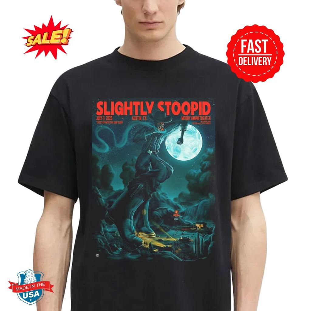 Slightly Stoopid The Sun 2025 In Austin TX On July 11 2025 T-Shirt S-5XL