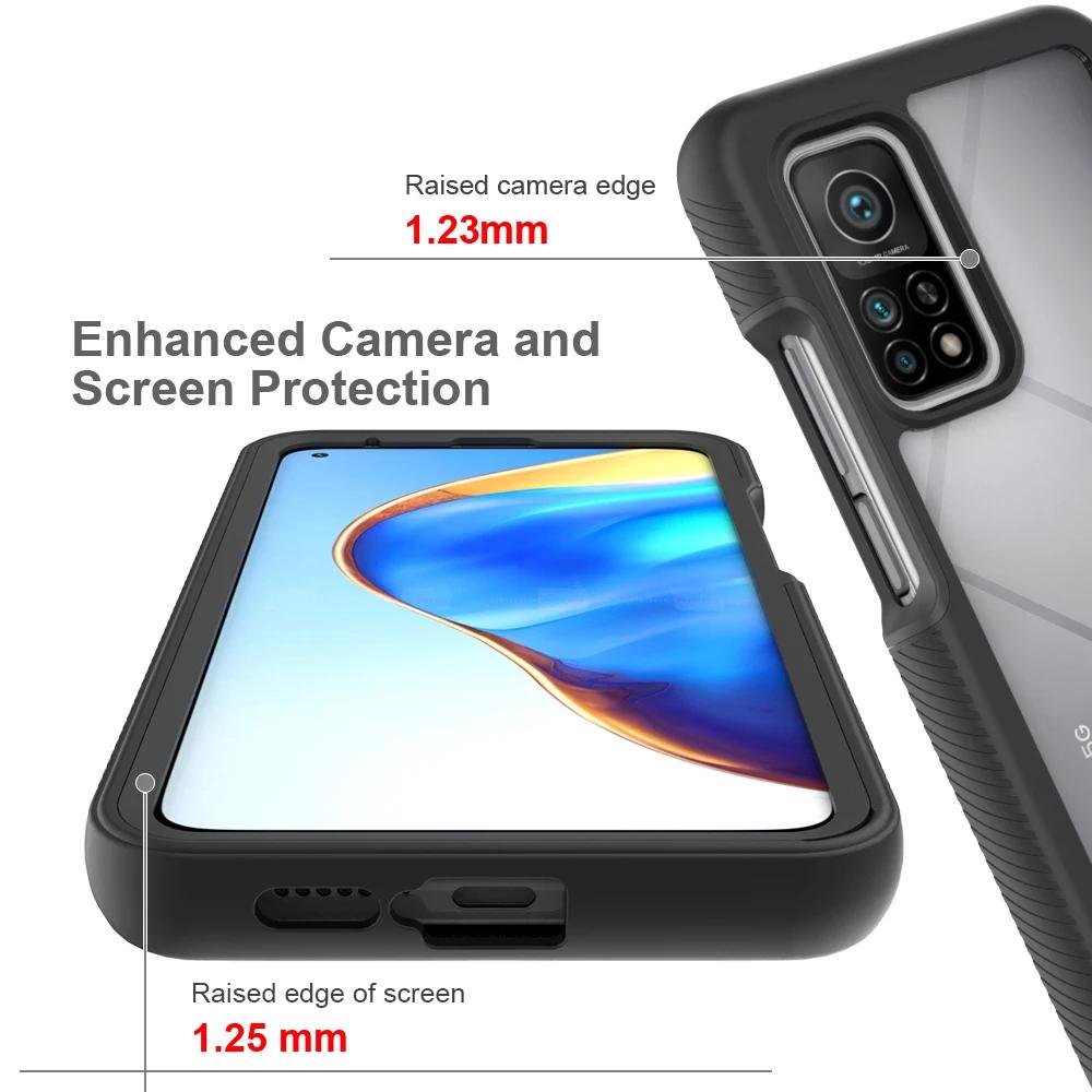 2 in 1 Hybrid Rugged Armor Shockproof Case For Xiaomi Mi 10T Redmi Note 9S 9 Pro Max TPU Frame Hard Plastic Protective Cover