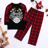 Christmas Man Daddy Print Blouse Tops And Pants  Family Clothes Pajamas