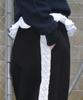RONRON Side Lace Track Sweat Pants Black