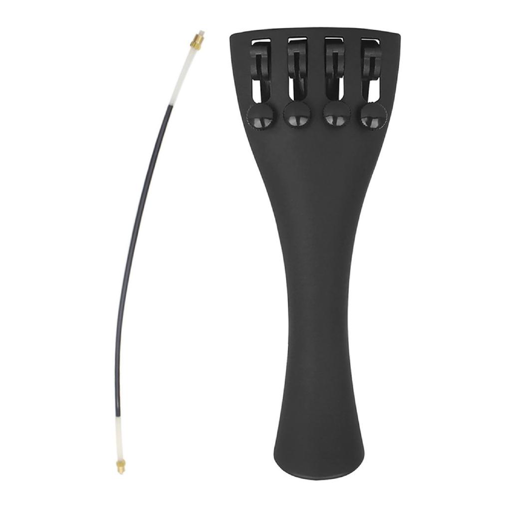 Felimoa PV12 44 Violin Tailpiece with Built-in Adjuster and Tailgut Included