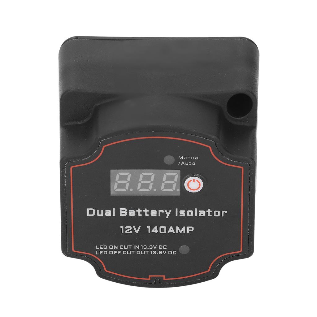 3.0m Dual Batterie Isolator DC12V 140A Manuell Auto Modus LED Bildschirm VSR Split Laderelais Kit für