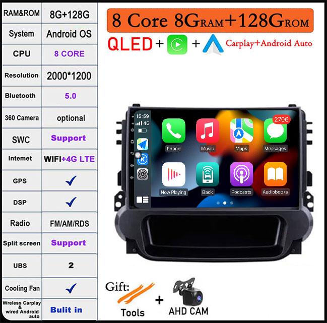 9''  For Chevrolet Malibu 2012-2015 Android 14 Car Radio Stereo Multimedia Auto Radio Video DSP Player Navigation GPS