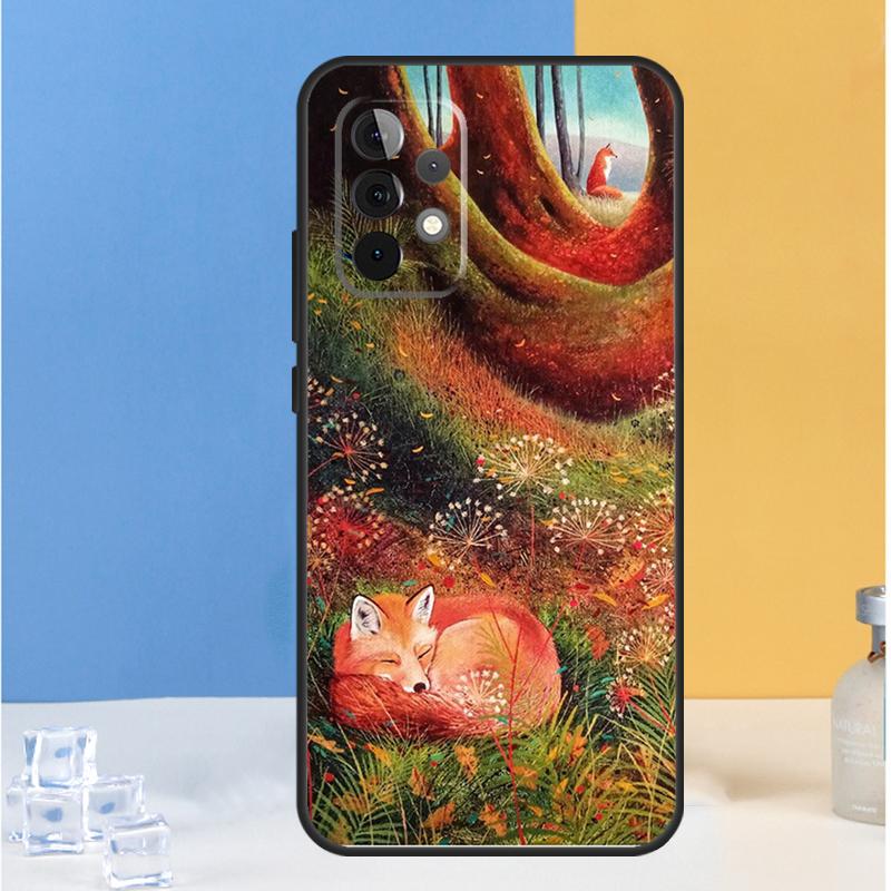 Fox Art For Samsung Galaxy A13 A33 A53 A36 A26 A05 A06 A16 A54 A34 A14 A32 A52 A55 A35 A15 A56 Case