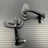 Motorcycle Rearview Mirror Carbon Fiber Pattern Handlebar Mirror Modified Inverted Rear Mirror Motorbike Accessories