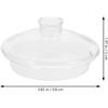 Hemoton 3.85 In Glass Teapot Replacement Lid Glass Sealing Covers - Clear Teapot Accessories with Strainer Cover for Home Kitchen Teapots
