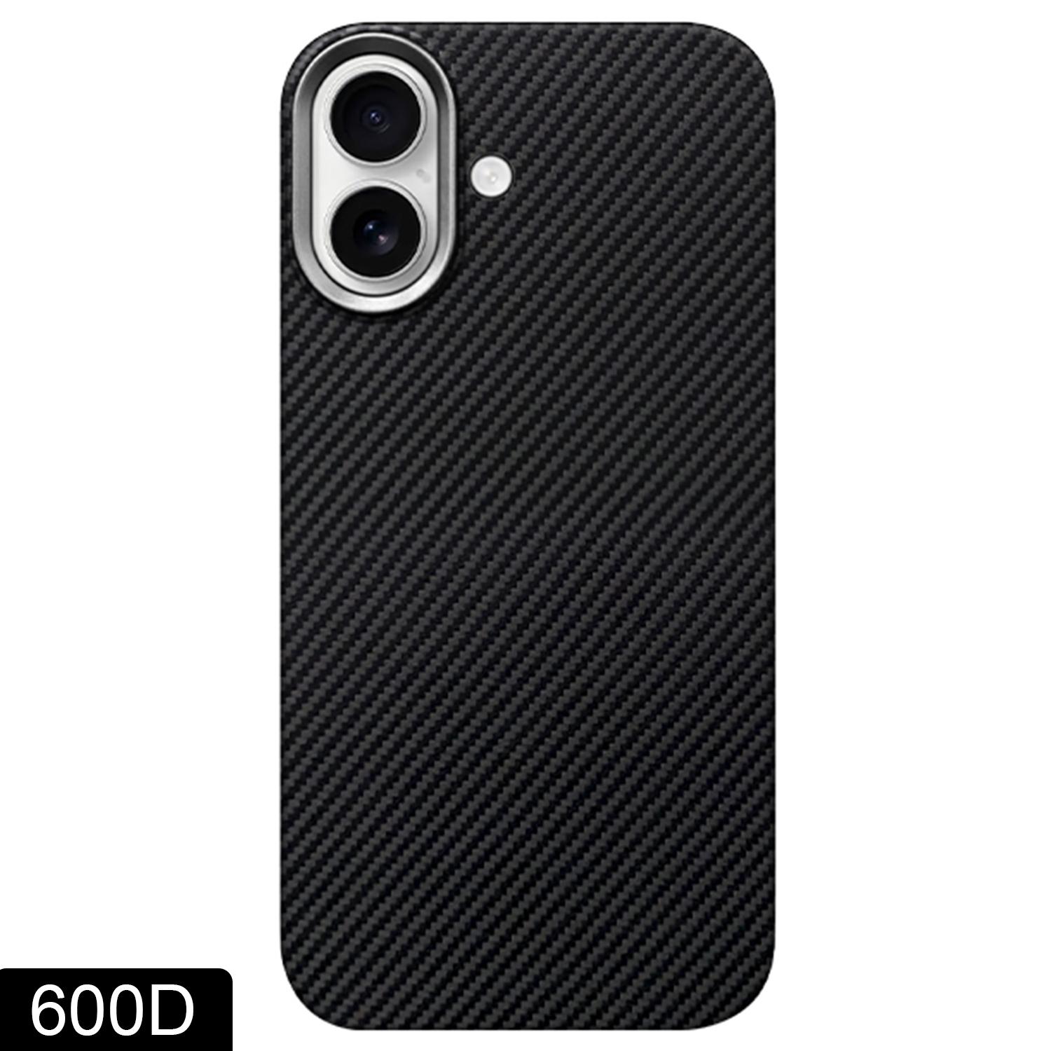 

For iPhone 17 Magnetic Case 600D Fine Texture Aramid Fiber Phone Cover Compatible with MagSafe