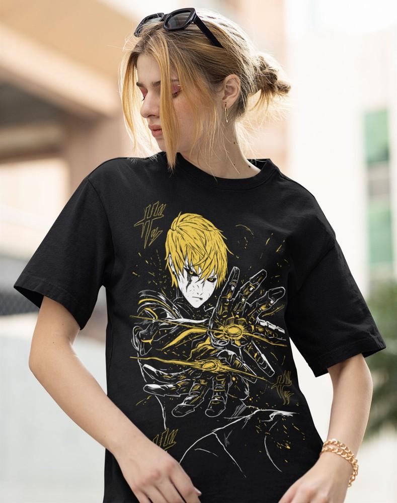 Genos T-Shirt Anime Manga Villain One Punch-Man Graphic Tee S To 5XL Unisex T-Shirt M