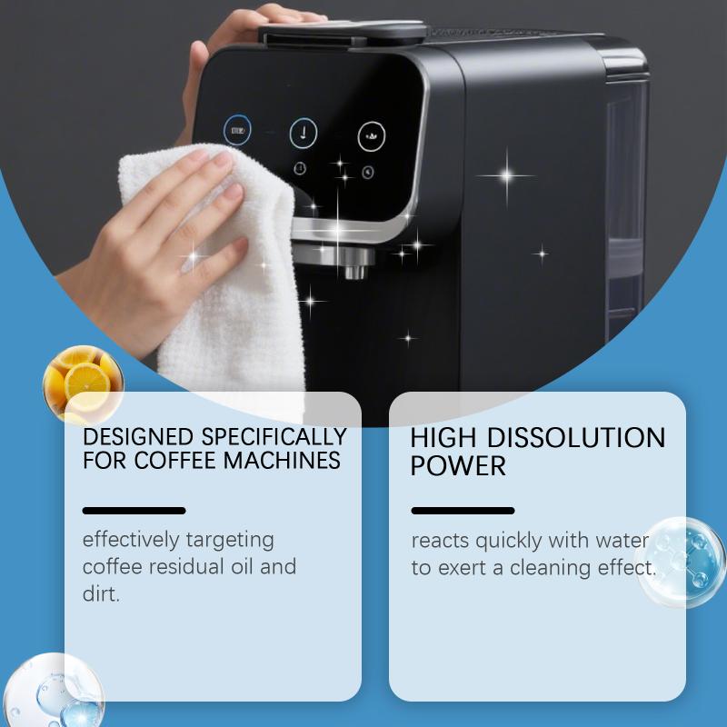 Jue Fish Coffee Machine Descaler Tablets Coffee Stain Remover Filter Clean Maintenance Descaling Tablets For Coffee Maker