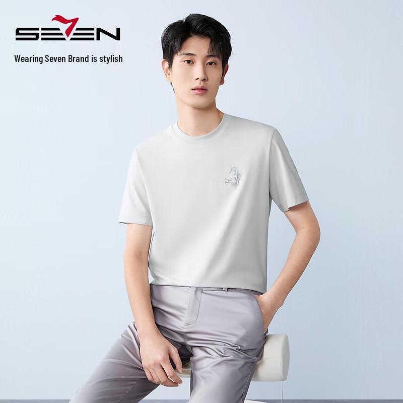 Seven Men's 7A Antibacterial Cooling Round Neck T-Shirt