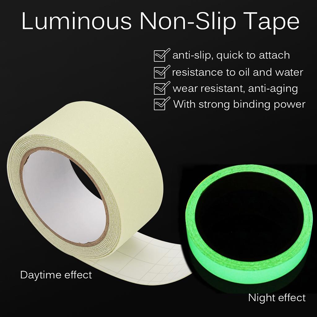 PVC Luminous NOn Slip Anti Skid Stair Step Floor   Warning Decoration Tape (2.5cm*3 Meters)