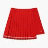 LECOQ GOLF Women'S Pleated Wrap Skirt _Red0 Gr222Lsk41