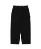 WELLBEING EXPRESS Washed Carpenter Pants Black