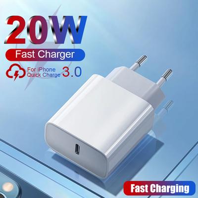 USB C 20W PD Power Typ-C Wand-Schnellladegerät für iPhone 15 14 13 12 11 Pro Max X XS Air iPad Pro Samsung S30 S20 S21 Note 20 10