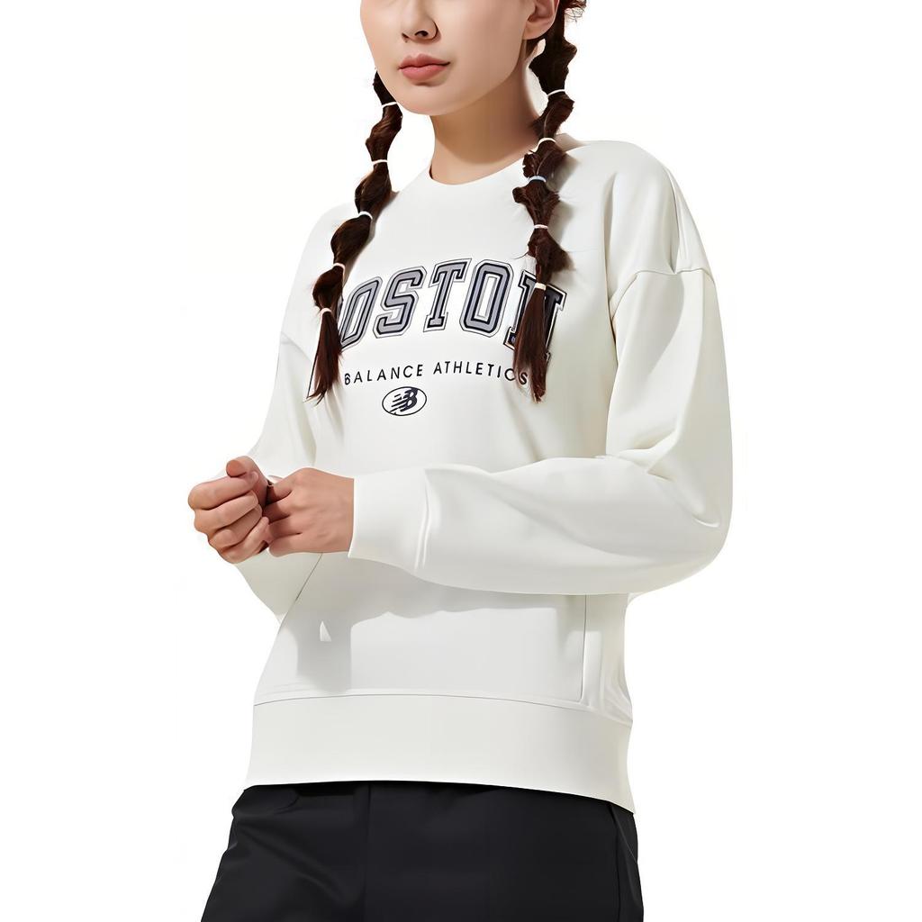 New Balance Sweatshirt Women's Ivory White 5CC17102-IV