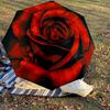 1PC Rose Petals Umbrella-8-Rib Reinforced, Automatic Open, Lightweight & Durable, Cute Fashion Accessory for Outdoor-A1305