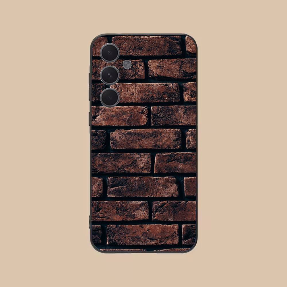 

Bricks Background Phone Case For Samsung S25,24,21,22,23,20,S30,Ultra,Plus,Fe,Lite,Note,5G Black Cover SamsungS26PLUS