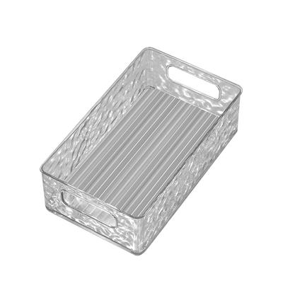 Desktop Organizer Tray Rectangular Shaped Glacier Pattern Large Capacity Multifunctional Storage Box