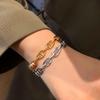 Bracciale Lucido a Naso di Maiale da Donna 2025: Design di Moda Semplice, di Alta Gamma, Versatile
