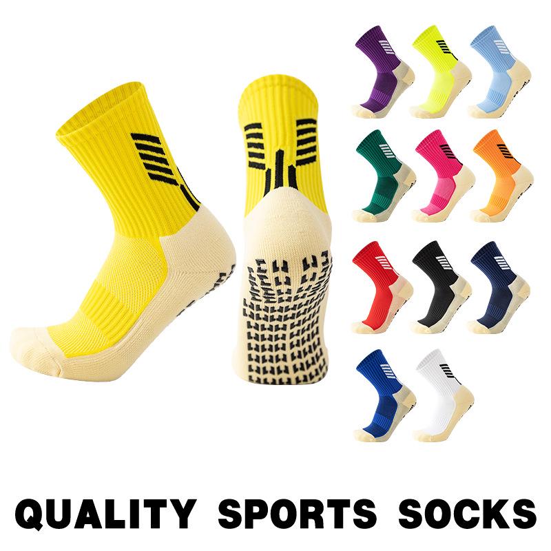Non-Slip, Thickened Towel Bottom Football & Yoga Socks for Men and Women