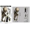Halloween Stickers Skull Glass Stickers Halloween Party Supplies Horror Vibe Static Stickers
