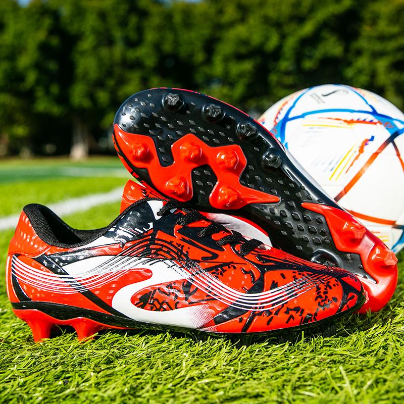 Children Soccer Shoes FG/TF Training Football Shoes Comfortable Original Society Football Boot Competition Soccer Shoes for Kids