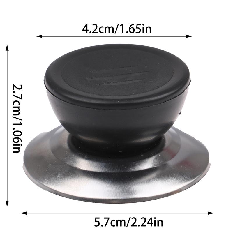 3Pcs Universal Plastic Glass Pot Button, Pot Cover Head, Pot Cover Handle, Cover Bead, Cover Cap, Pot Cover Accessories
