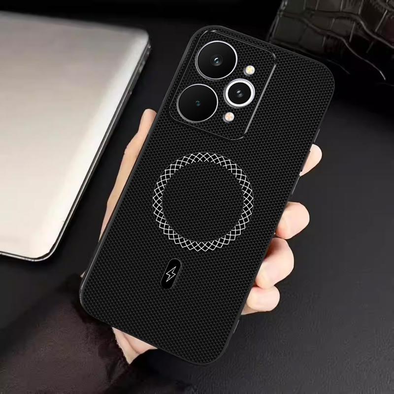 Biruiqu Realme 15 15 Pro Neue Ultra-dünne Magnetische Leder Stoßabsorbierende Schutzhülle für das Handy