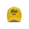 VARZAR Palm Tree Logo Mesh Cap Yellow