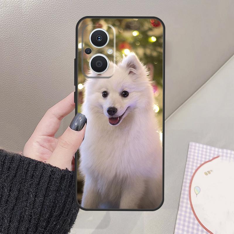 Japanese Spitz Dog Funda For OPPO Reno 12 14 13 11 10 Pro 11F 12F 13F 14F 7 8 Lite OPPO Find X6 X5 X8 X9 Pro Case