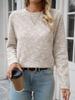 2025 New European & American Style Colored Striped Mohair Sweater – Women's Loose Round Neck Knitwear, Autumn/Winter Long Sleeve