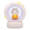 Table Lamp Rechargeable Nursery Nightlight Bedside Lamp Colorful Lighting Moon and Bunny for Bedroom Home Decor