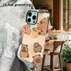 Phone Case: 2D flat suitable for iPhone 18 17 16 15 14 13 Pro film protective case, couple style, various capybaras, Christmas and Halloween gifts