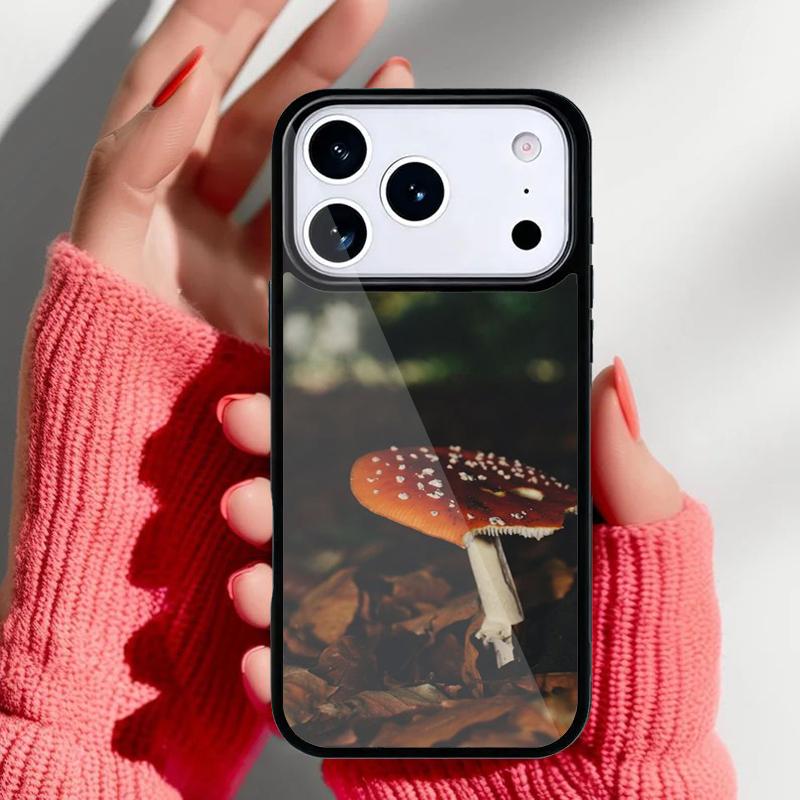 Mushroom Forest Phone Case for iPhone 17 Air 16e 15 14 13 Pro Max Back Cover for 12 11 Pro Coque
